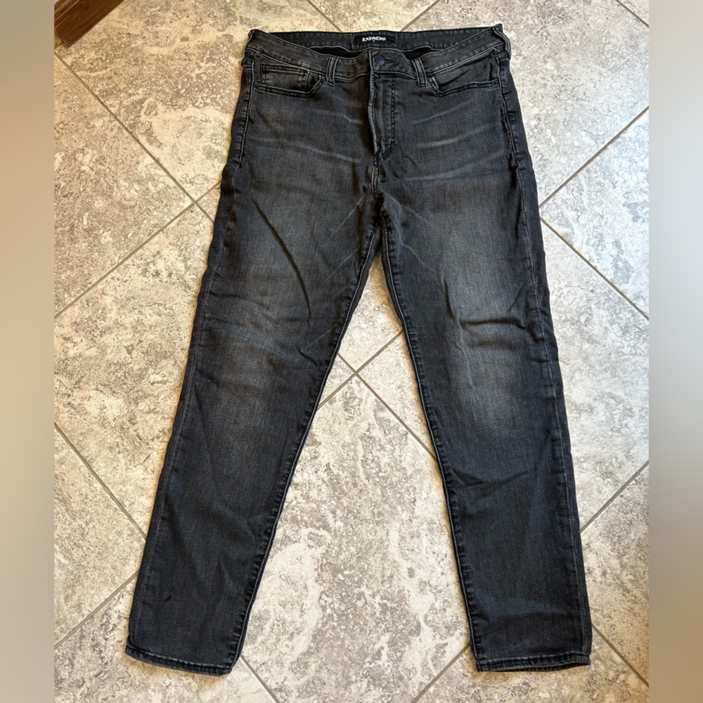 Express Men’s Jeans Hyper Stretch - Slim Fit - 36 x 32